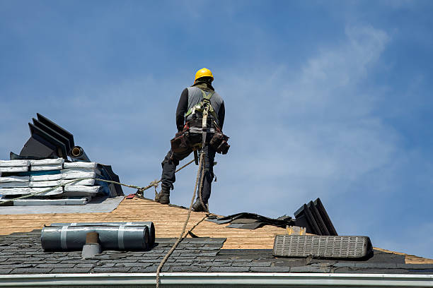 Professional Roofing technician working in Calverton, VA